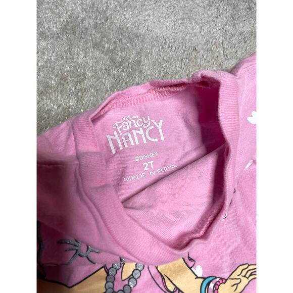 Fancy Nancy 2T Bundle Dress T Shirt Girls Toddler Clothing Pink - Picture 2 of 7